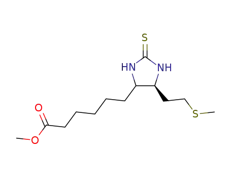 6-[(S)-5-(2-Methylsulfanyl-ethyl)-2-thioxo-imidazolidin-4-yl]-hexanoic acid methyl ester