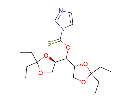 (2R,4R)-1,2:4,5-di-O-(3,3-pentylidene)-3-O-[(N-imidazolyl)thiocarbonyl]arabitol