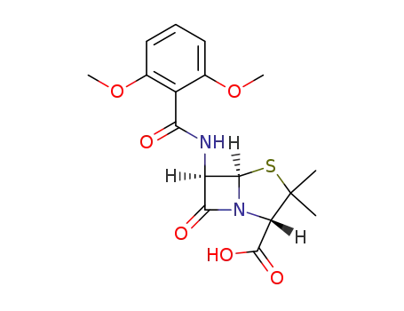 Molecular Structure of 61-32-5 (methicillin)