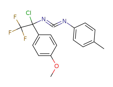 [1-chloro-2,2,2-trifluoro-1-(4-methoxy-phenyl)-ethyl]-p-tolyl-carbodiimide