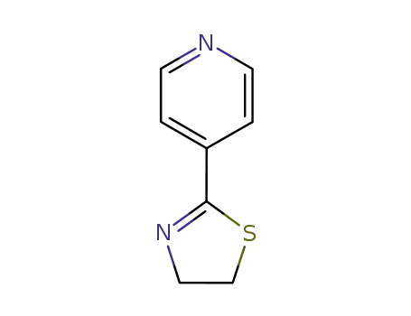 Molecular Structure of 106735-89-1 (Pyridine, 4-(4,5-dihydro-2-thiazolyl)-)