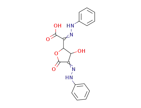 (3-hydroxy-5-oxo-4-phenylhydrazono-tetrahydro-[2]furyl)-phenylhydrazono-acetic acid