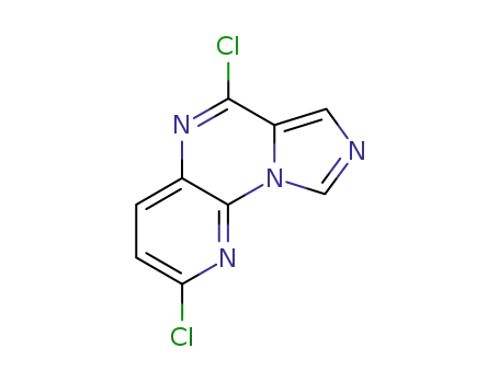 Molecular Structure of 240815-53-6 (2,6-DICHLOROIMIDAZO[1,5-A]PYRIDO[3,2-E]PYRAZINE)