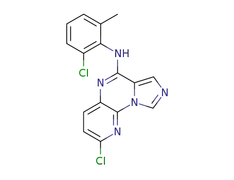 2-Chloro-N-(2-chloro-6-methylphenyl)imidazo[1,5-a]pyrido[3,2-e]pyrazin-6-amine