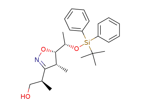 (R)-2-{(4R,5S)-5-[(S)-1-(tert-Butyl-diphenyl-silanyloxy)-ethyl]-4-methyl-4,5-dihydro-isoxazol-3-yl}-propan-1-ol