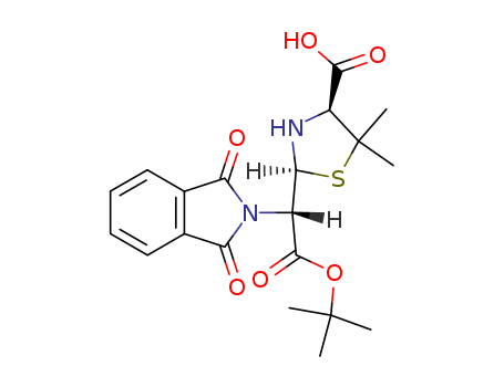 2-[(1,3-dioxoisoindol-2-yl)-tert-butoxycarbonyl-methyl]-5,5-dimethyl-thiazolidine-4-carboxylic acid cas  59168-65-9