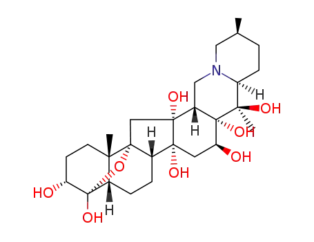 Molecular Structure of 124-98-1 (cevine)