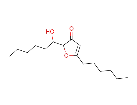 5-hexyl-2-(1-hydroxy-hexyl)-furan-3-one