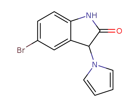 5-bromo-3-(1H-pyrrol-1-yl)-1,3-dihydroindol-2-one