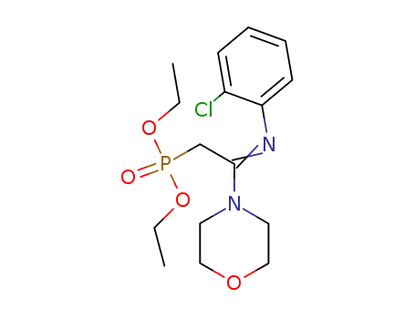 N'-(2-chlorophenyl)-2,2-(diethoxyphosphinoyl)-N,N-oxydiethyleneacetamidine