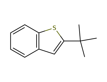 Molecular Structure of 35181-77-2 (Benzo[b]thiophene, 2-(1,1-dimethylethyl)-)