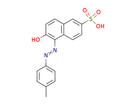 (5E)-5-[(4-methylphenyl)hydrazono]-6-oxo-5,6-dihydronaphthalene-2-sulfonic acid