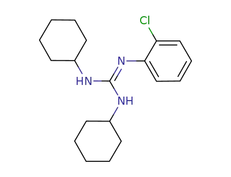 Molecular Structure of 96405-47-9 (Guanidine, N-(2-chlorophenyl)-N',N''-dicyclohexyl-)
