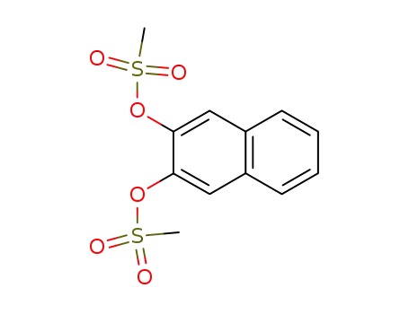 Molecular Structure of 22426-45-5 (2,3-Naphthalenediol, dimethanesulfonate)