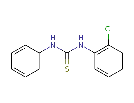Molecular Structure of 1932-36-1 (1-(2-CHLOROPHENYL)-3-PHENYL-2-THIOUREA)