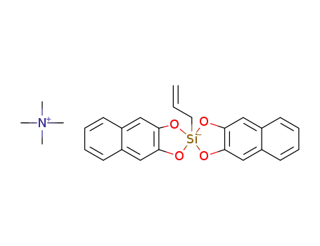 tetramethylammonium bis(2,3-naphthalenediolato)allylsiliconate