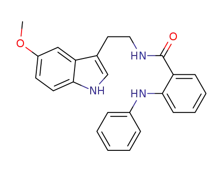 N-(2-(5-methoxy-1H-indol-3-yl)ethyl)-2-(phenylamino)benzamide