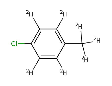 Molecular Structure of 84344-06-9 (4-CHLOROTOLUENE-D7)