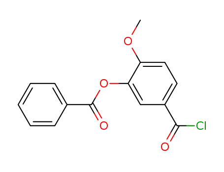 Molecular Structure of 144036-22-6 (Benzoyl chloride, 3-(benzoyloxy)-4-methoxy-)