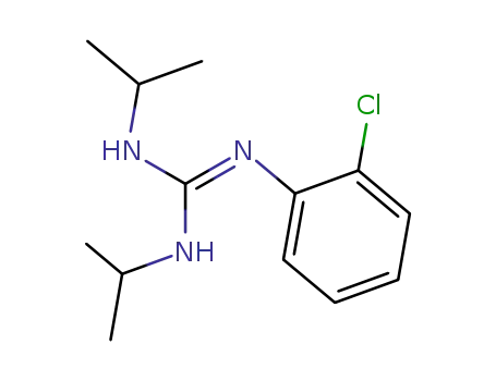 N-o-chlorophenyl-N', N"-diisopropylguanidine