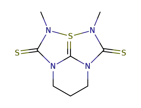 2,3-dimethyl-6,7-dihydro-5H-2a-thia-(2a-SIV)-2,3,4a,7a-tetraazacyclopentindene-1,4(2H,3H)-dithione