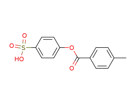 4-(4-methylbenzoyloxy)benzenesulfonic acid