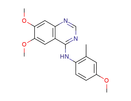 (6,7-dimethoxyquinazolin-4-yl)-(4-methoxy-2-methylphenyl)amine
