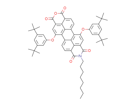 N-(2-ethylhexyl)-1,7-(3',5'-di-tert-butoxyphenoxy)perylene-3,4-dicarboxyanydride-9,10-dicarboxyimide