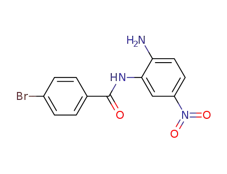 Molecular Structure of 866251-94-7 (Benzamide, N-(2-amino-5-nitrophenyl)-4-bromo-)