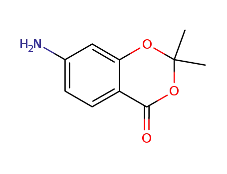 Molecular Structure of 842137-44-4 (4H-1,3-Benzodioxin-4-one, 7-amino-2,2-dimethyl-)