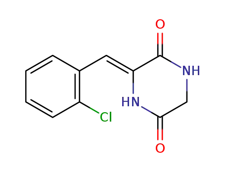 3-[(Z)-1-(2-chlorophenyl)methylidene]piperazine-2,5-dione