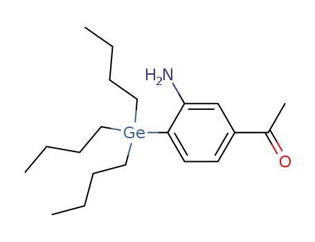 1-(3-amino-4-tributylgermanyl-phenyl)-ethanone