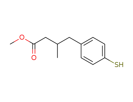 4-(4-mercapto-phenyl)-3-methyl-butyric acid methyl ester