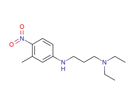 Molecular Structure of 329943-33-1 (1,3-Propanediamine, N,N-diethyl-N'-(3-methyl-4-nitrophenyl)-)