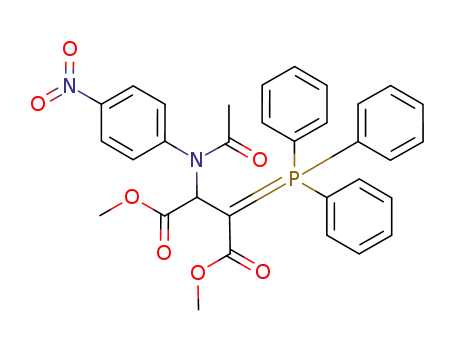 dimethyl 2-(4-nitroacetanilide-N1-yl)-3-(triphenylphosphanylidene)butanedioate