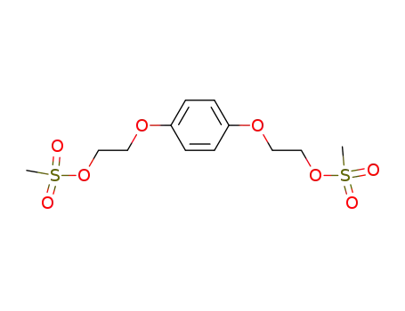 Molecular Structure of 133633-40-6 (Ethanol, 2,2'-[1,4-phenylenebis(oxy)]bis-, dimethanesulfonate)