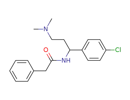Benzeneacetamide, N-[1-(4-chlorophenyl)-3-(dimethylamino)propyl]-