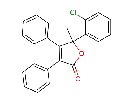 5-(2-chlorophenyl)-5-methyl-3,4-diphenyl-5H-furan-2-one