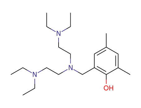 2,4-dimethyl-6-bis(2-(diethylamino)-ethyl)aminomethyl phenol