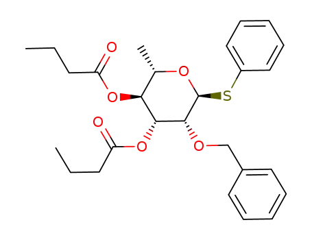 phenyl 3,4-di-O-butyryl-2-O-benzyl-1-thio-α-L-rhamnopyranoside