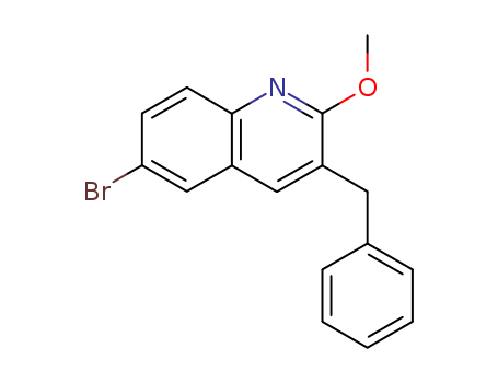 Quinoline, 6-bromo-2-methoxy-3-(phenylmethyl)-(654655-69-3)