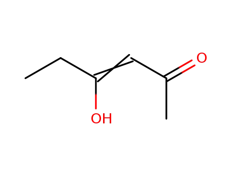 Molecular Structure of 29494-98-2 (3-Hexen-2-one, 4-hydroxy-)