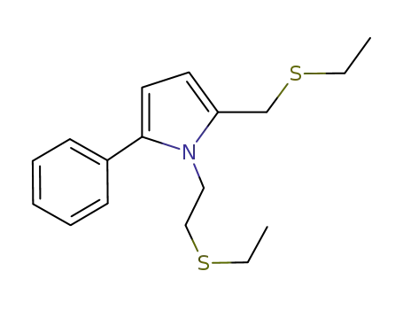 1-(2-ethylthioethyl)-2-ethylthiomethyl-5-phenylpyrrole