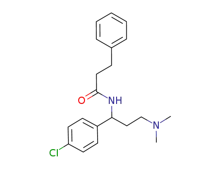 N-[1-(4-chlorophenyl)-3-dimethylaminopropyl]-3-phenylpropionamide