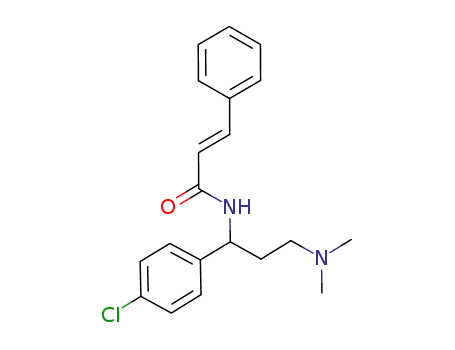 N-[1-(4-chlorophenyl)-3-dimethylaminopropyl]cinnamamide