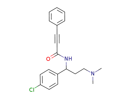 N-[1-(4-chlorophenyl)-3-dimethylaminopropyl]-3-phenylpropiolamide