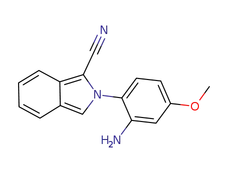 1-cyano-2-(2'-amino-4'-methoxyphenyl)isoindole