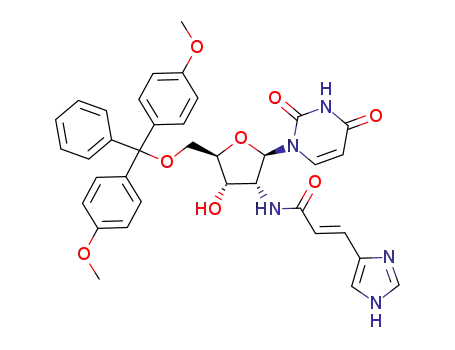 2'-[3-(imidazol-4-yl)acryloyl]-amido-5'-O-(4,4'-dimethoxytrityl)-2'-deoxyuridine