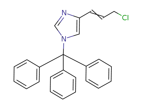 Molecular Structure of 226930-86-5 (1H-Imidazole, 4-(3-chloro-1-propenyl)-1-(triphenylmethyl)-)