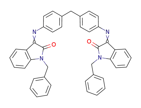 4,4'-[methylenebis(4,1-phenylenenitrilo)]bis[1,3-dihydro]-1-phenylmethylene-2H-indol-2-one